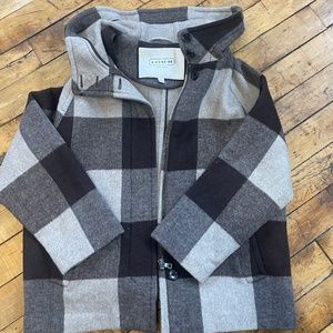 Plaid Coach Jacket